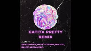 GATITA PRETTY IA COVER Alejo Ft Saiko Mora Myke Towers Jhayco Rauw Alejandro [upl. by Lleznol469]