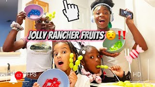 JOLLY RANCHER FRUITS🍬🍉😱 COOKING WITH SK GANG EP1 [upl. by Norton495]