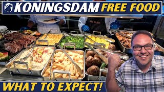 FREE Holland America Koningsdam Food Whats Included [upl. by Dupre]