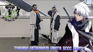 Toshiro Hitsugaya Visits Emerald Comic Con 2024 anime cosplay comiccon [upl. by Pyszka]