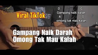 Chord Gitar Gampang Naik Darah Omong Tak Mau Kalah  Iwan Fals  Aku Sayang Kamu  viral tiktok [upl. by Eiuqcaj]