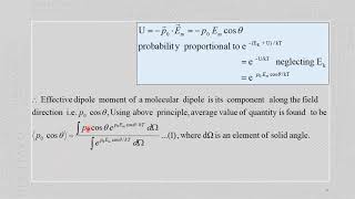 SemVSecII 42 Langevin Debye Formula [upl. by Trinl]