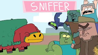 MINECRAFT NÃO CONFIE NO SNIFFER ANIMAÇÃO [upl. by Kerwin]