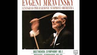 Evgeny Mravinsky Beethoven  Symphony No1 1982 LPO [upl. by Arihsat111]