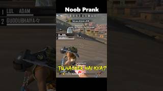 Noob Prank with Random player😂 badge99 freefireshorts [upl. by Ahsikcin]