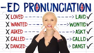 ED pronunciation  t d or id pronounce PERFECTLY every time  Free PDF amp Quiz [upl. by Cosetta]