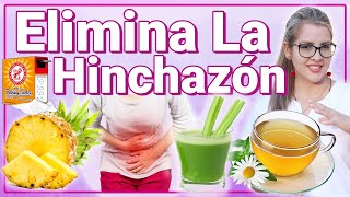 Elimina La Hinchazón  Cómo Disminuir La Inflamación Del Abdomen O Bajo Vientre Con Jugos Y Té [upl. by Mendie]