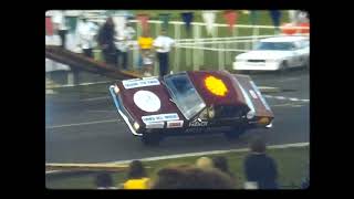 1976 Toranas French Hell Drivers  Pukekohe Park Raceway New Zealand Super 8 film [upl. by Ettenal677]