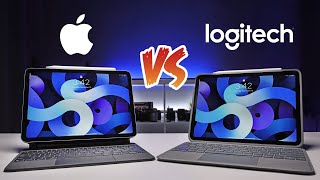 WHY PAY MORE Apple Magic Keyboard vs Logitech Folio Touch [upl. by Kcuhc]