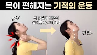 지금 딱 8분만 해보세요👌🏻뻐근한 목어깨가 거짓말처럼 편해집니다 l목숙일때 통증l 일자목통증거북목일자목 [upl. by Yhtomiht]