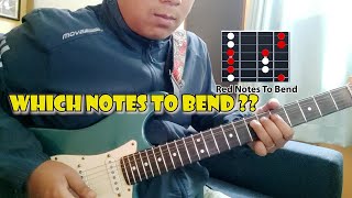 Applying Bends to improve your Guitar improvisation [upl. by Herculie]