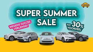 Super Summer Sale wegens succes verlengd 🚗 [upl. by Anihc965]