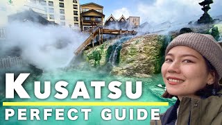 GUNMA🇯🇵 TOP11 Things to do in Kusatsu Onsen Town🏔️ Japan travel vlog [upl. by Ferrand999]