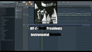 JAYZ  Dead Presidents Instrumental Remake Fl Studio [upl. by Isbella801]