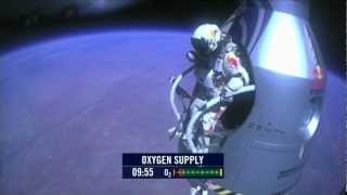 Felix Baumgartner Space Jump World Record 2012 Full HD 1080p FULL [upl. by Narmis349]