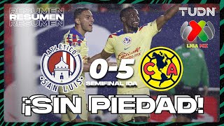 HIGHLIGHTS  Atl San Luis 05 América  Semis  AP2023  TUDN [upl. by Eznyl]