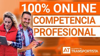 Curso Online Para Obtener el Título de Competencia Profesional para el Transporte 🚐 [upl. by Anahsat]