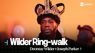 THE KING IS READY 👑  Deontay Wilders Epic Ring Walk DayOfReckoning 🇸🇦 [upl. by Gauntlett]