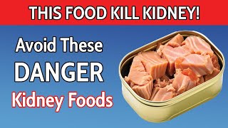 SAVE YOUR KIDNEYS STOP These 5 Harmful Foods Immediately [upl. by Ecirtahs]