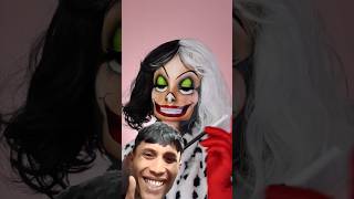 Cruella de evil Makeup INSANE funny makeup makeuptransformation fun shorts [upl. by Enirak]