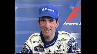 Murray Walkers last laps of Damon Hill Suzuka 1996 World Championship Interviews Channel 9 Jones [upl. by Wetzell]