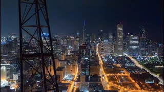 Windy Chicago Crane Climb 900ft [upl. by Kelley]