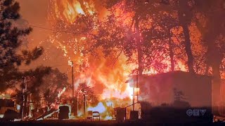 California wildfire rages out of control as it explodes in size [upl. by Seppala]