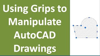 How to use AutoCAD multifunction grips [upl. by Adnerol]