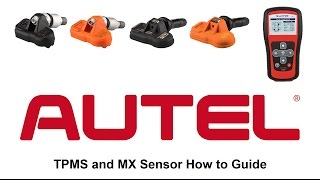 Autel TS401 how to program MX sensors [upl. by Erminie]