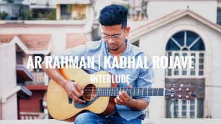 Kadhal Rojave  Interlude  Part1  Ar Rahman  Isaac Thayil  Roja  Tamil Guitar Lessons [upl. by Peirsen741]