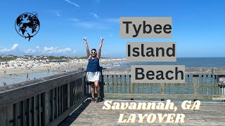 TYBEE ISLAND BEACH Savannah Georgia 2023 Family Beach  Praline Ice Cream Is AMAZING [upl. by Anirol85]