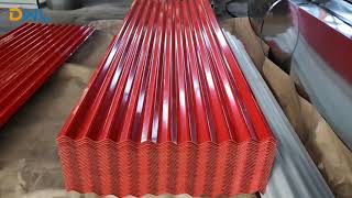 Colour Coated Galvanized Steel Roof Sheets [upl. by Ximenes193]