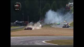 IMSA petit lemans crash 2023 [upl. by Nevada]