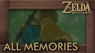 Zelda Breath of the Wild  All Memories Zelda amp Link Cutscenes Full Past Story [upl. by Ssitnerp]