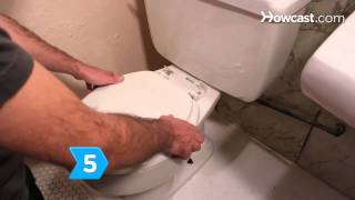 How to Replace a Toilet Seat [upl. by Ayocat]