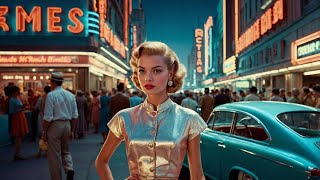 Retro Future Life  1950s SciFi Ai Short Film [upl. by Ativad]