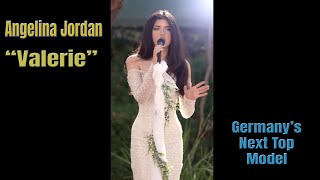 Angelina Jordan  Sings quotValeriequot for Heidi Klum on GNTM [upl. by Berghoff]