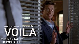 Every Time Patrick Jane Says Voilà  The Mentalist Compilation [upl. by Sigmund927]