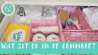 Wat zit er in de commode op de babykamer 💖  Kelly caresse [upl. by Ardnohs254]