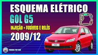 ESQUEMA ELÉTRICO FUSÍVEIS E RELÉS GOL G5 20092012 [upl. by Cyril]