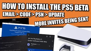 PS5 Beta Software  More Invites and How To Install The Beta Software Update [upl. by Duma103]