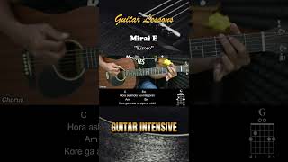 Mirai e  未来へ   Kiroro  EASY Guitar Tutorial  Guitar Lessons guitarchords chordgitar [upl. by Grantley]