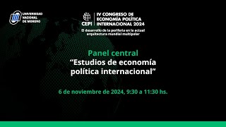 CEPI 2024  Estudios de economía política internacional [upl. by Ahsitra]