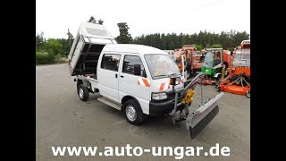 Piaggio Pfau Unijet 4x4 DOKA Kipper Schneeschild 001 [upl. by Blaseio]