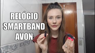 Relógio Smartband Avon  FUNCIONA [upl. by Enileuqaj]