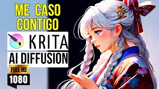 FULL HD TUTORIAL👉La IA de Krita es GRATIS y MEJOR que Photoshop AI✅ KRITA Ai Diffusion ai krita [upl. by Keifer976]