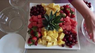 Super Impressive ThrowTogether Fruit Platter For Easy Entertaining [upl. by Simara]