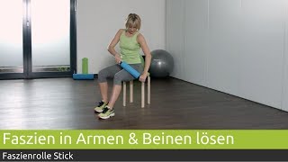 Faszientraining Faszien in Armen Beinen Rücken und Füßen lösen I PINOFIT [upl. by Sholley]