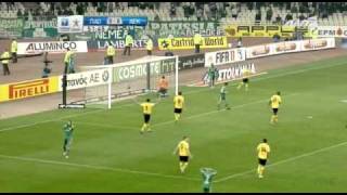 Panathinaikos  AEK 02 Goals amp Highlights 1912011 [upl. by Levin]