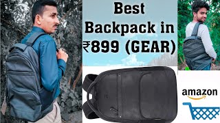 Best Unisex Backpack By Gear in Rs899  Gear Bacpack 28L Unboxing gear backpack [upl. by Crandale190]